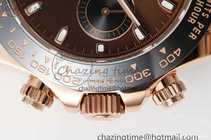 Best AAA Replica Sites Best Chocolate Strap 2274 Daytona QF Dial Edition 116515 SA 1:1 on Rubber Oysterflex Sophisticated 1218